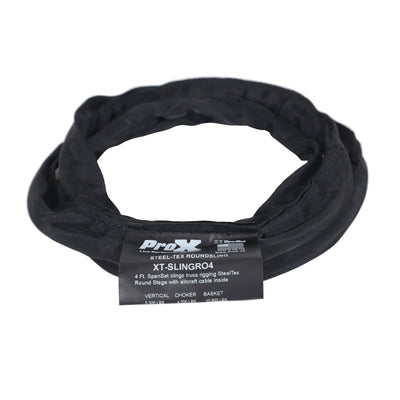 ProX 4ft SpanSet slings truss rigging SteelTex™ Round Stage with aircraft steel cable inside - Made in USA