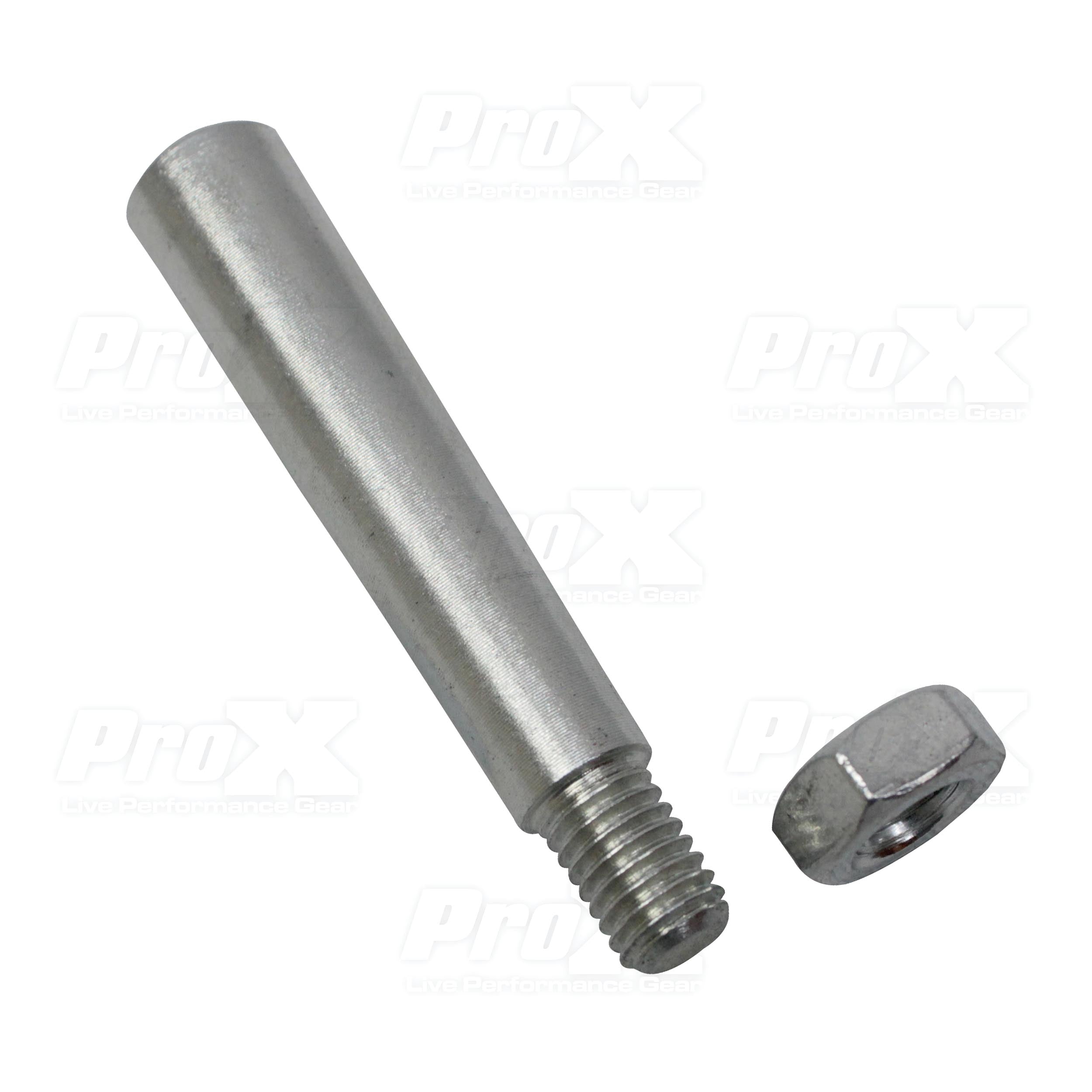 ProX 12 Pack Tapered Shear Pin With Threaded Tip And Nut For Conical Coupler