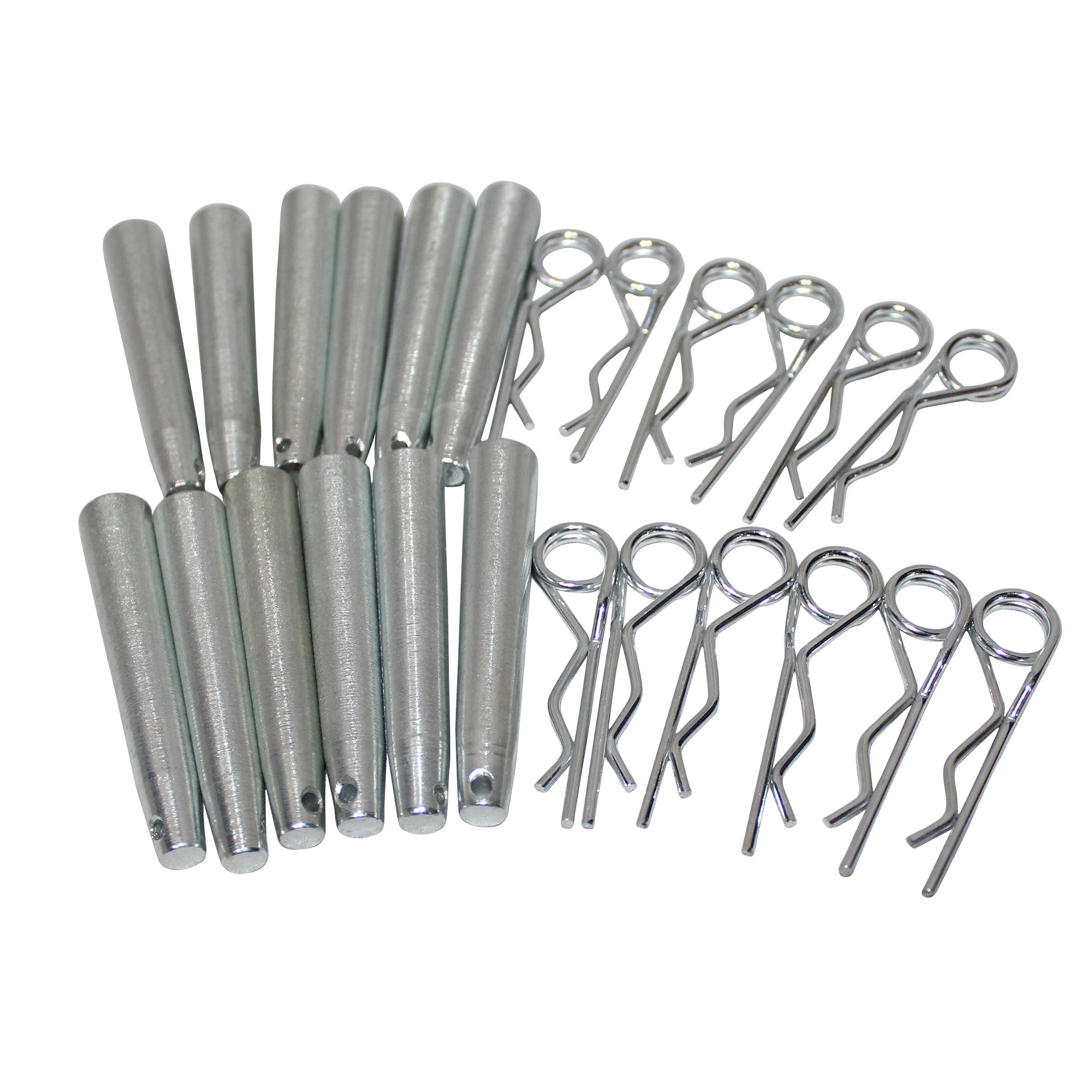 ProX Pack of 12 Safety Pins and R-Clip Connector Sets for connical truss F31 F32 F33 F34