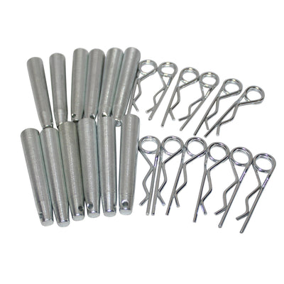 ProX Pack of 12 Safety Pins and R-Clip Connector Sets for connical truss F31 F32 F33 F34