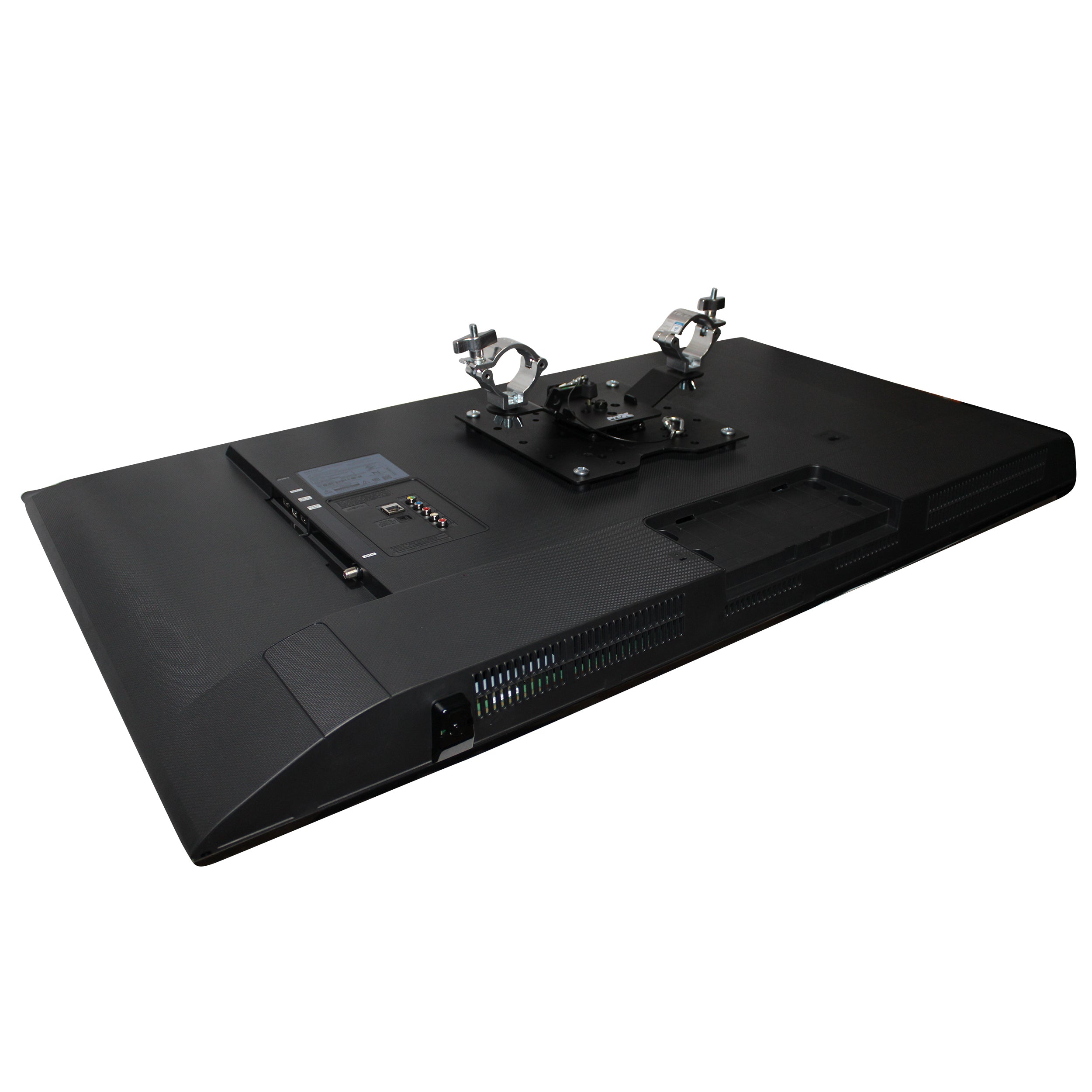 ProX Universal 32" to 80" TV Bracket Clamp with Vesa Mounting Bracket for F34 F32 12" Bolt Truss or Speaker Stands