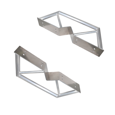 ProX Pair of 8" Center Street Light or Tent Pole Dual Hanging Mount Kit Truss Arm Extension Hexagon Shape 2" OD