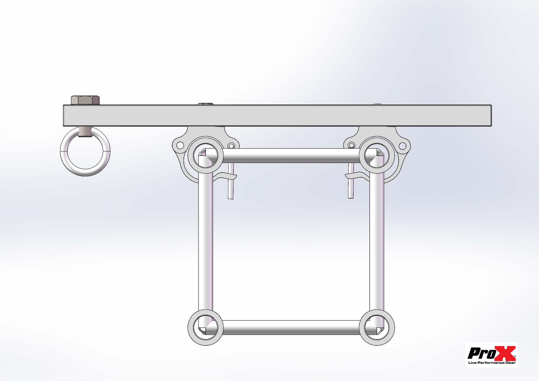 ProX Top Panel Top Pick Pro Point for Video Wall Truss Hanging Bracket Adjustable F34-44 / 12-16" Truss