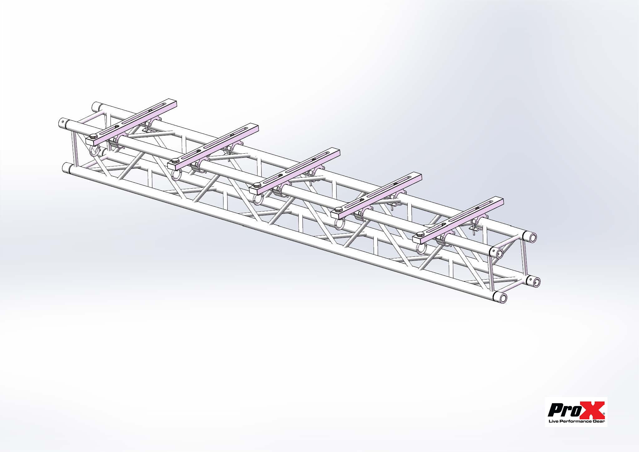 ProX Top Panel Top Pick Pro Point for Video Wall Truss Hanging Bracket Adjustable F34-44 / 12-16" Truss