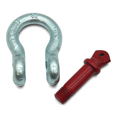 ProX 4 3/4 Ton 3/4" 0.75" Galvanized Screw Pin Anchor U Shackle