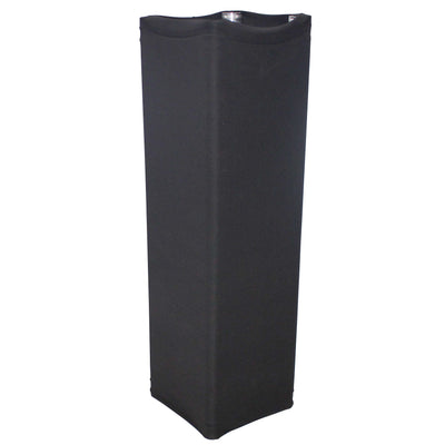 ProX Black 3.28ft 1M Lycra Cover Scrim Sleeve fits 12In. Quad Box Truss Segment