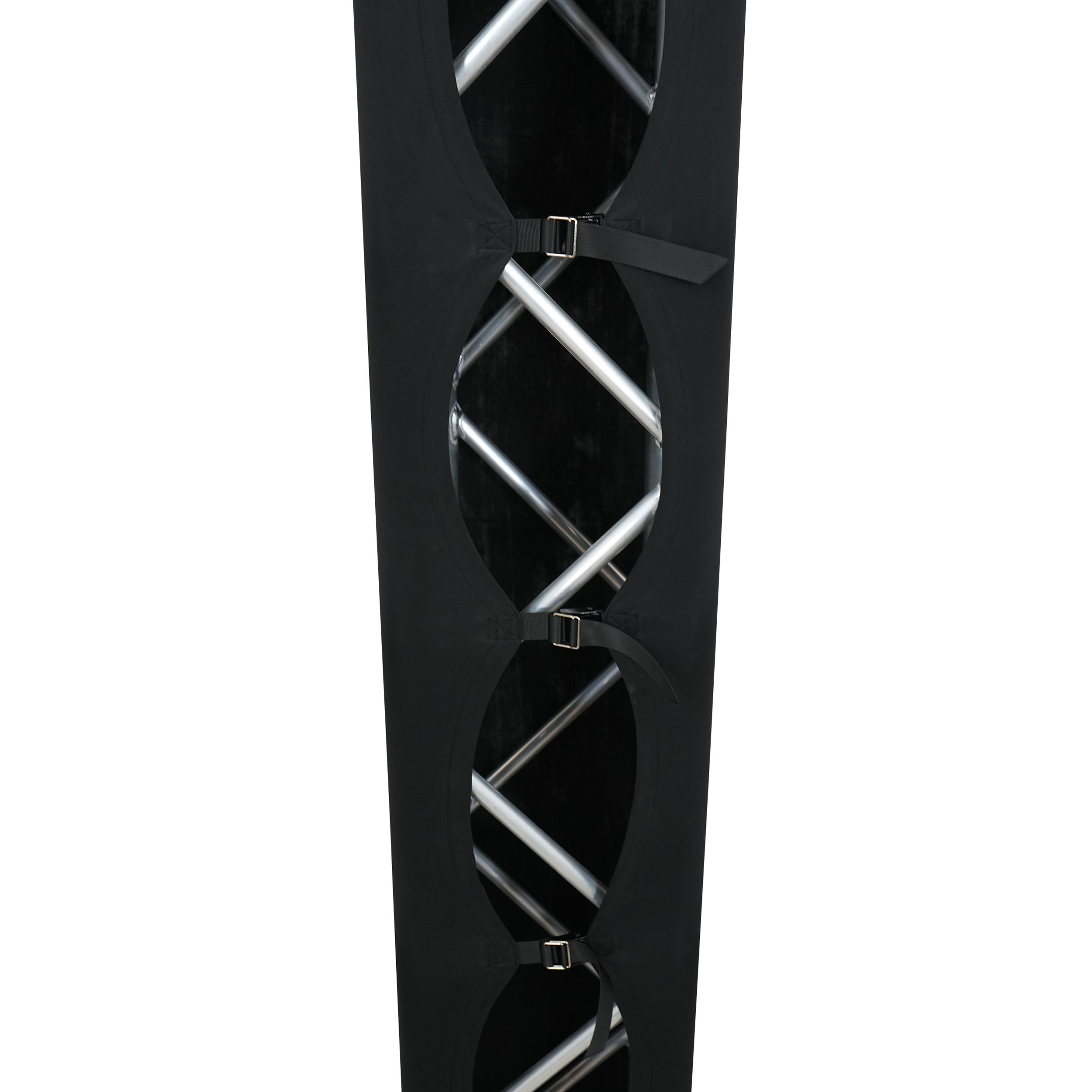 ProX Pair 8.20 FT 2.50M Box Truss 3 Side Black Scrim Cover incl. Bag