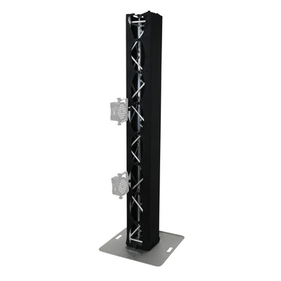 ProX Set of 2 9.84 FT 3.00M Box Truss 3 Side Black Scrim Cover incl. Bag