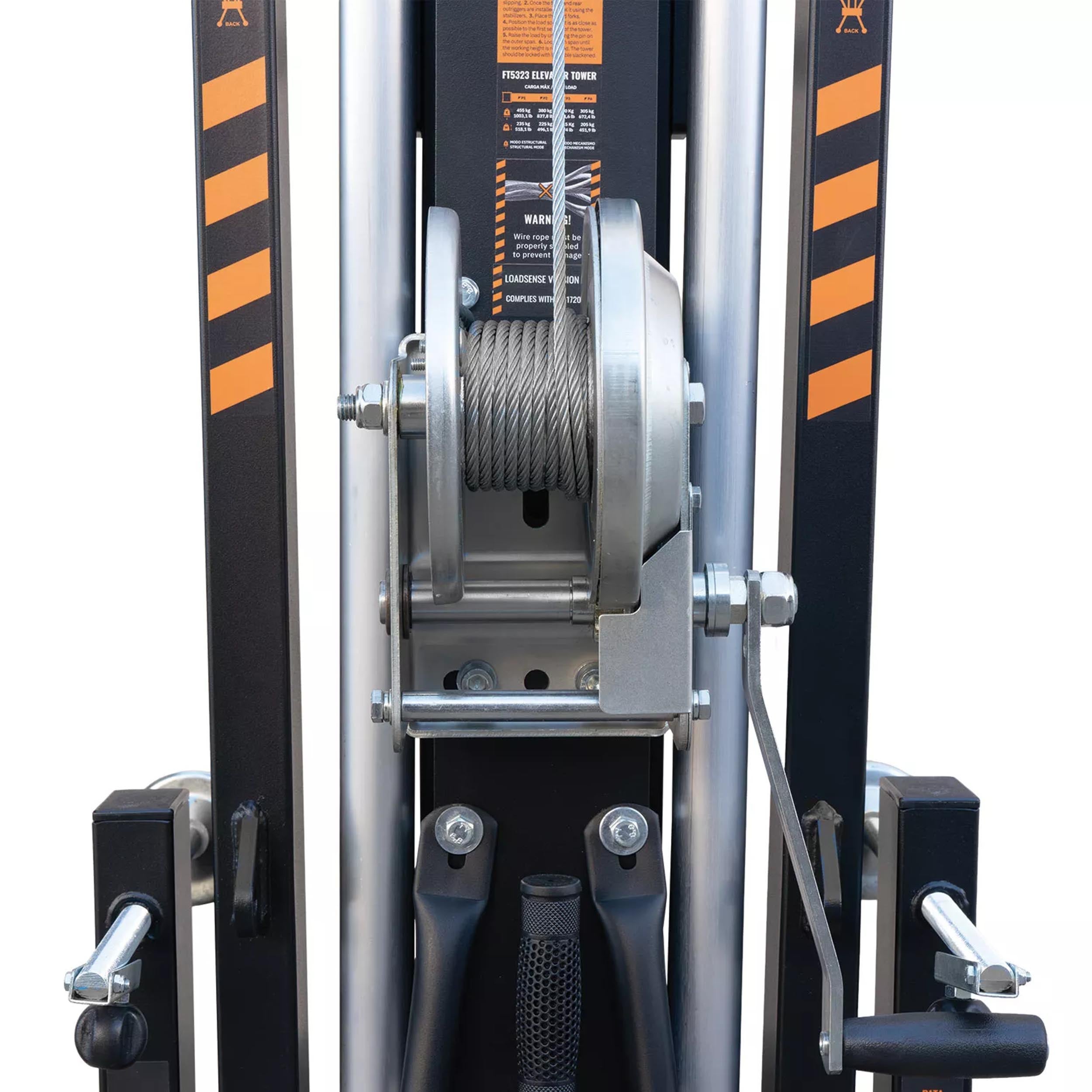 ProX LoadSense system FANTEK Spain Front Loading Lifting Line Array Systems Tower Min Height: 5.62 Feet - Max Height: 16.33 Feet