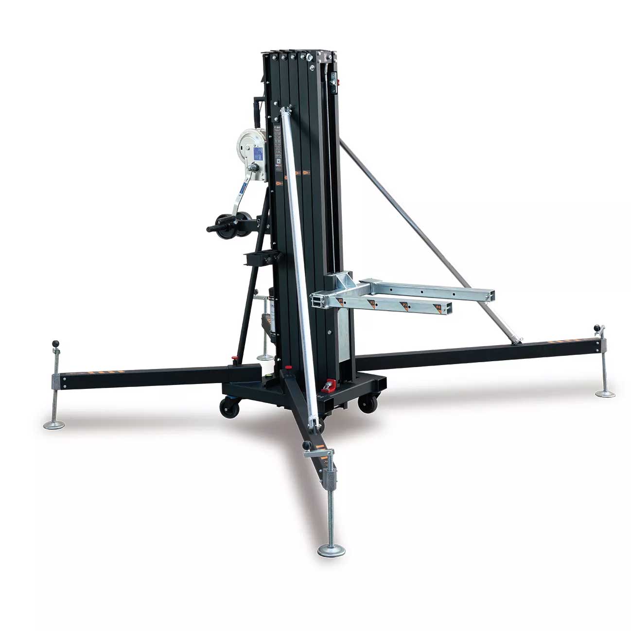 ProX FANTEK Spain Compact Front Loading Lifting Line Array Systems Tower 728 lbs Cap Max Height 19.52ft Incl Line Array Adapter New