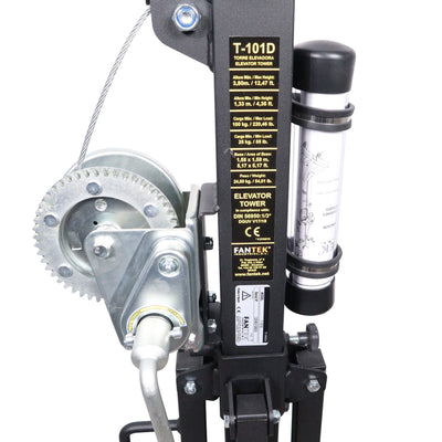 ProX Top Loading Truss Lifting Tower - Capacity 220 lbs Max Height 12.47 ft - Made in Spain by Fantek