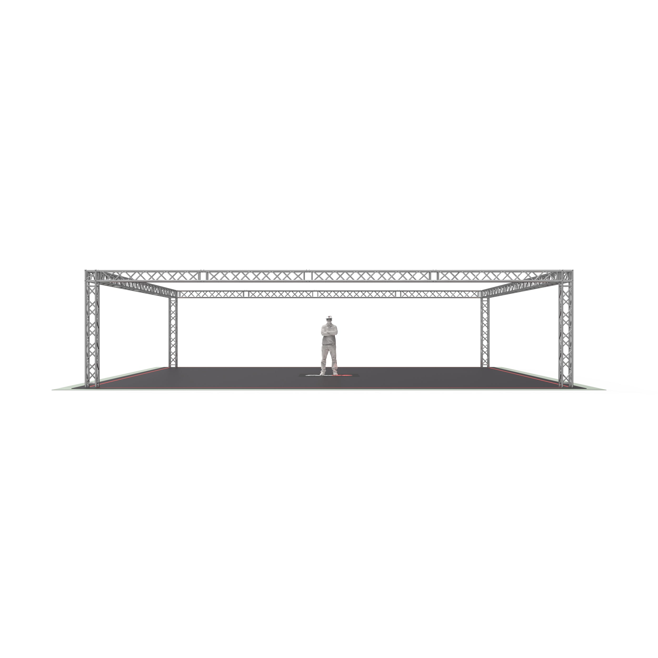ProX F34 Trade Show Display Booth Truss System – 40 x 20 x 9 Ft.