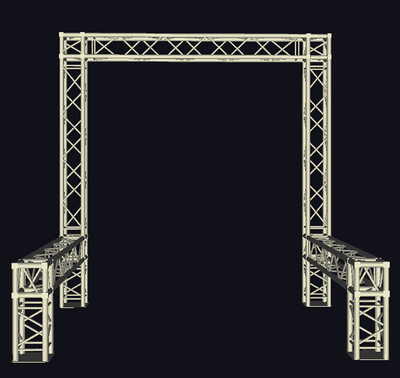 ProX 10' x 10' Exhibition Module Stand Truss Package