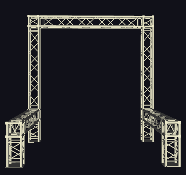 ProX 10' x 10' Exhibition Module Stand Truss Package