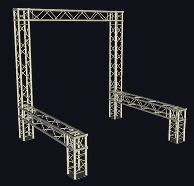 ProX 10' x 10' Exhibition Module Stand Truss Package