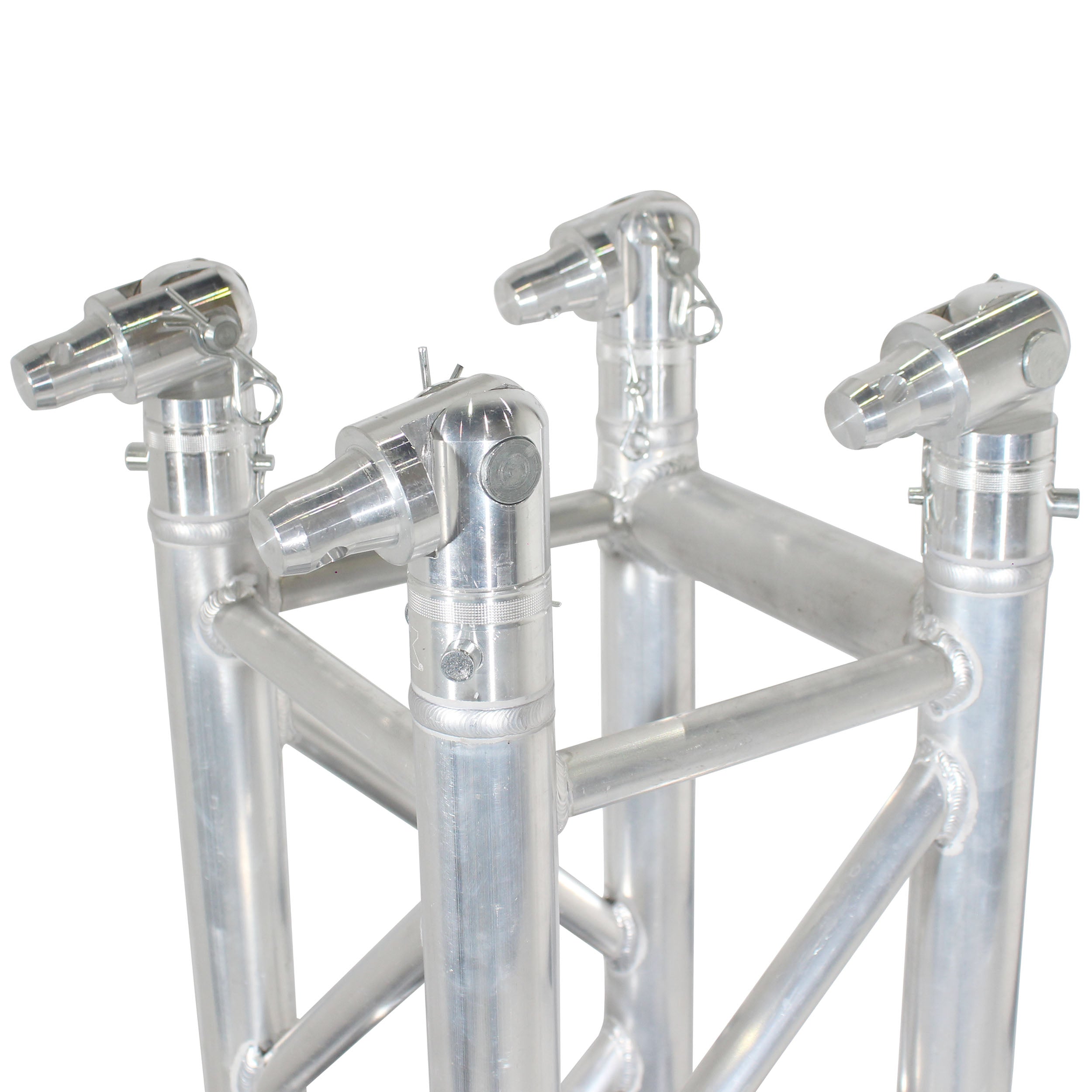 ProX PRO Truss Tower Stage Lift System Package -Top Block | Hinges | Base | Outriggers and 3.28 Ft. 3 mm Ladder Truss Segment
