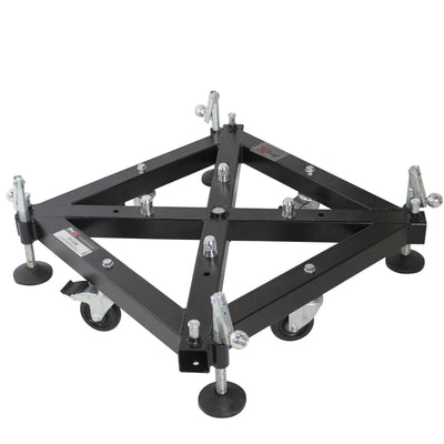 ProX PRO Truss Tower Stage Lift System Package -Top Block | Hinges | Base | Outriggers and 3.28 Ft. 3 mm Ladder Truss Segment