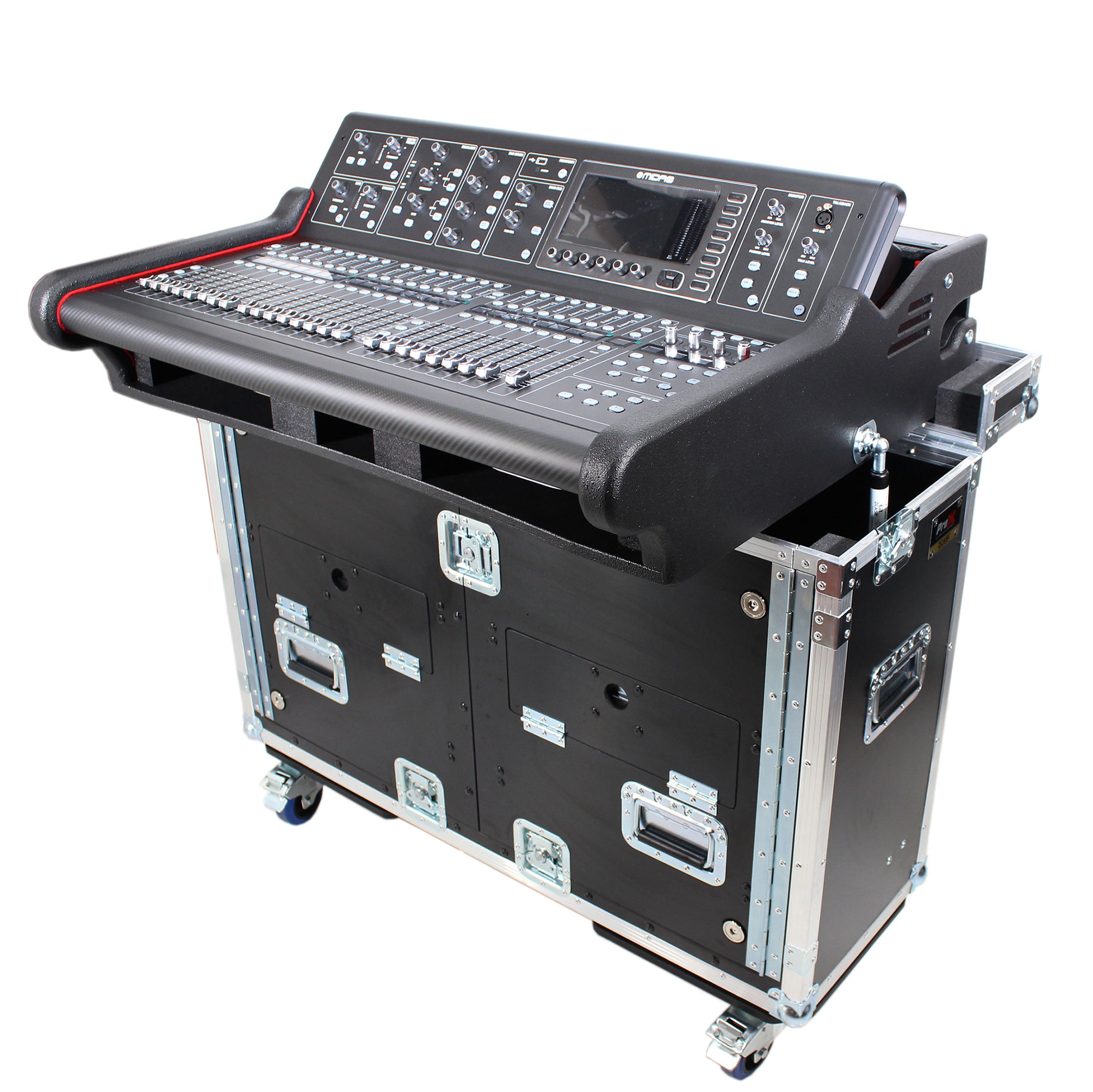 ProX MIDAS M32 Flip-Ready Hydraulic Console Easy Retracting Lifting Case by ZCASE