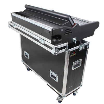 ProX MIDAS M32 Flip-Ready Hydraulic Console Easy Retracting Lifting Case by ZCASE