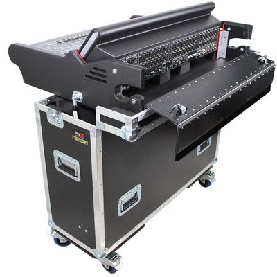ProX MIDAS M32 Flip-Ready Hydraulic Console Easy Retracting Lifting Case by ZCASE