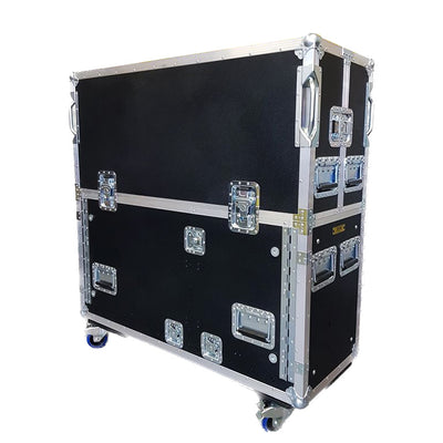 ProX Avid Venue S6L-24C Flip-Ready Hydraulic Console Easy Retracting Lifting 2x 2U Rack Space Detachable Case by ZCASE