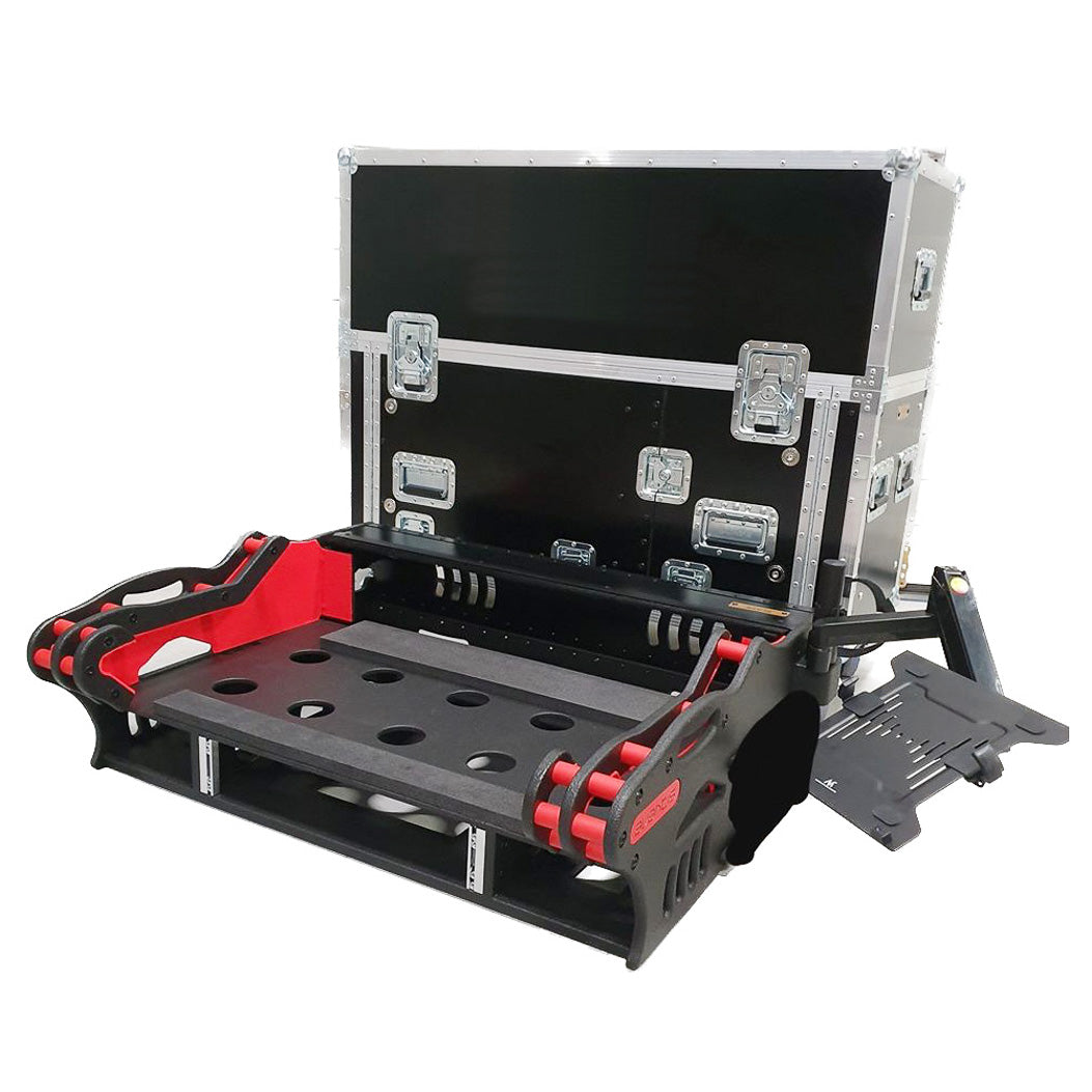 ProX Allen and Heath AVANTIS Flip-Ready Hydraulic Console Easy Retracting Lifting 2U Rack Space Detachable