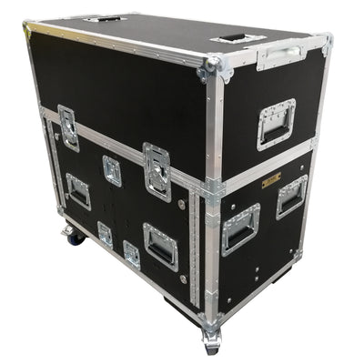 ProX Flip-Ready Easy Retracting Hydraulic Lift Case for Allen and Heath DLive C2500 Console by ZCase® Custom Order