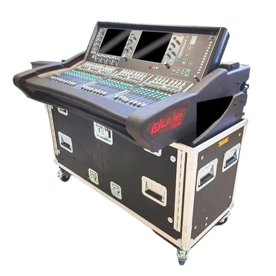 ProX Allen and Heath DLive S5000 Flip-Ready Hydraulic Console Easy Retracting Lifting 2U Rack Space Detachable Case by ZCASE