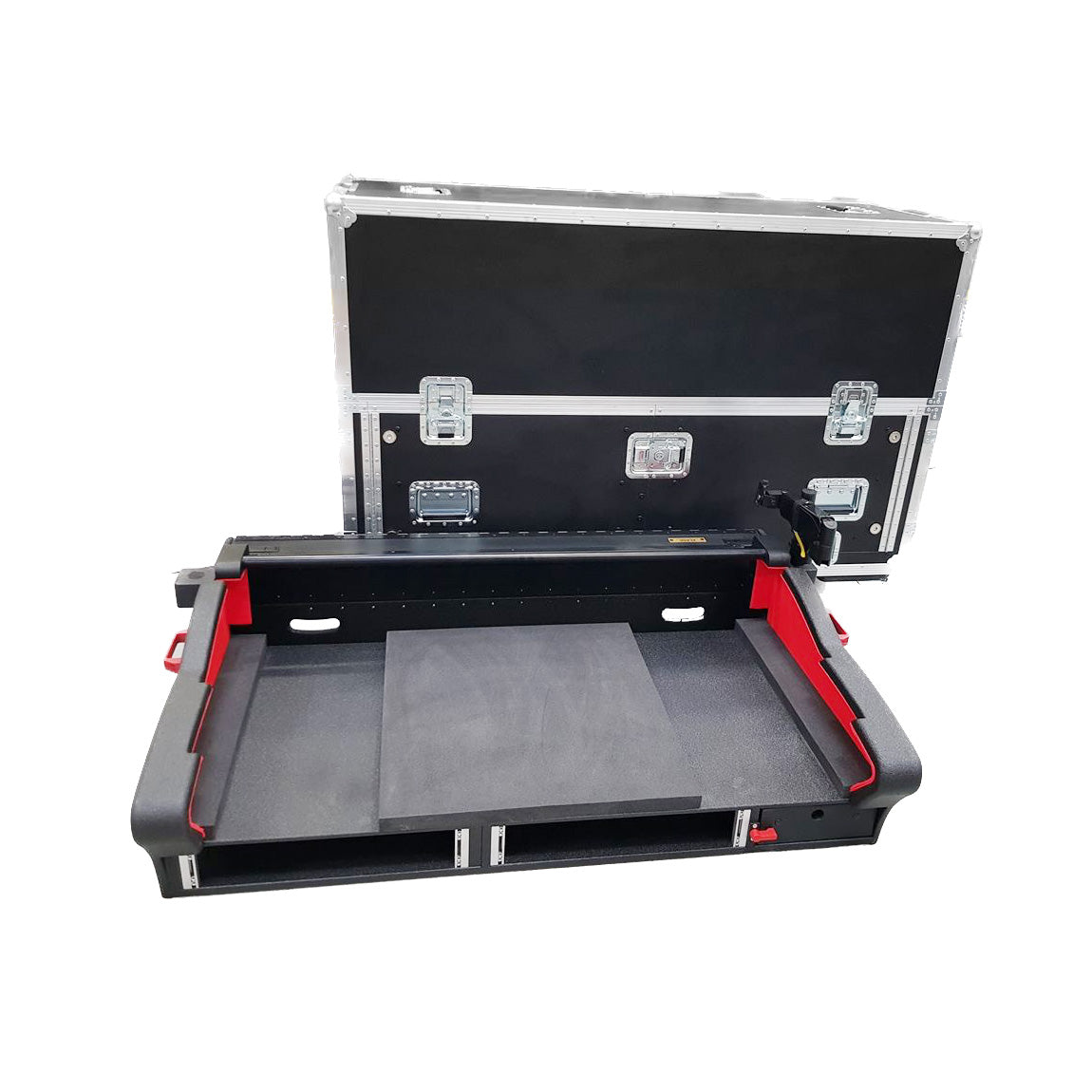 ProX Allen and Heath DLive S7000 Flip-Ready Hydraulic Console Easy Retracting Lifting 2U Rack Space Detachable Case by ZCASE