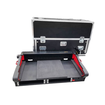 ProX Allen and Heath DLive S7000 Flip-Ready Hydraulic Console Easy Retracting Lifting 2U Rack Space Detachable Case by ZCASE