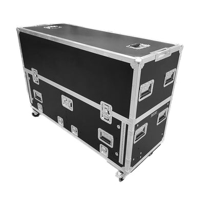 ProX Allen and Heath DLive S7000 Flip-Ready Hydraulic Console Easy Retracting Lifting 2U Rack Space Detachable Case by ZCASE