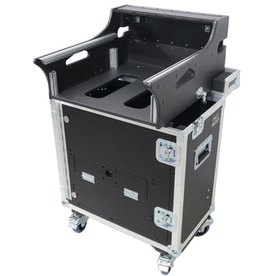 ProX Allen and Heath SQ 5 Flip-Ready Hydraulic Console Easy Retracting Lifting Case by ZCASE