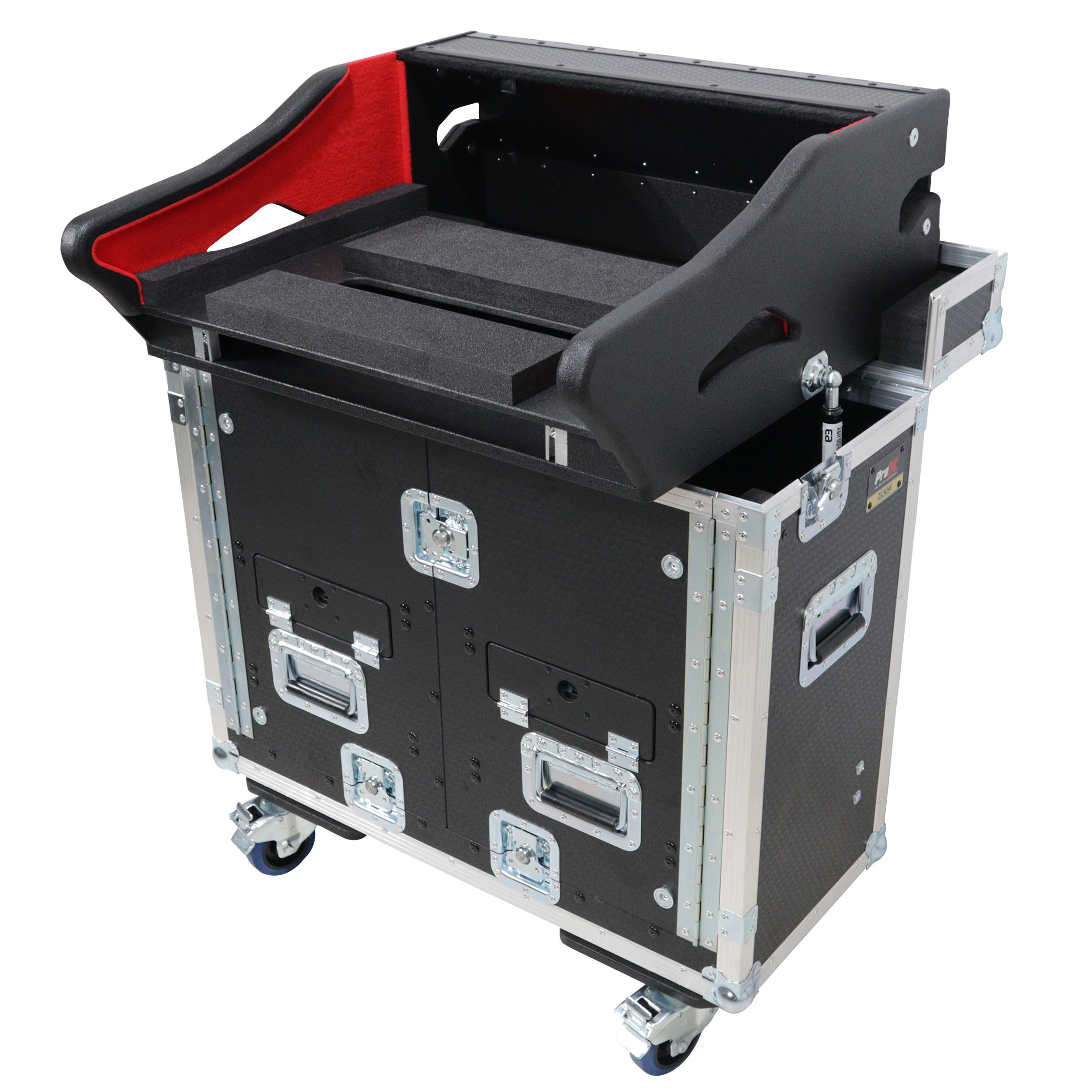 ProX Allen and Heath SQ-6 Flip-Ready Hydraulic Console Easy Retracting Lifting Case by ZCASE