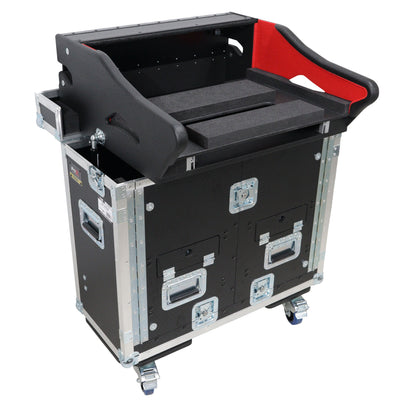 ProX Allen and Heath SQ-6 Flip-Ready Hydraulic Console Easy Retracting Lifting Case by ZCASE