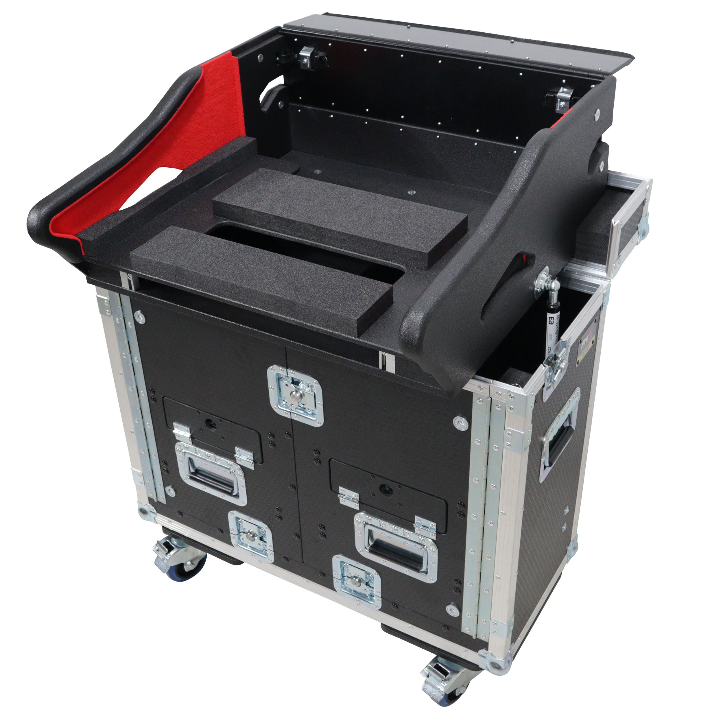ProX Allen and Heath SQ-6 Flip-Ready Hydraulic Console Easy Retracting Lifting Case by ZCASE