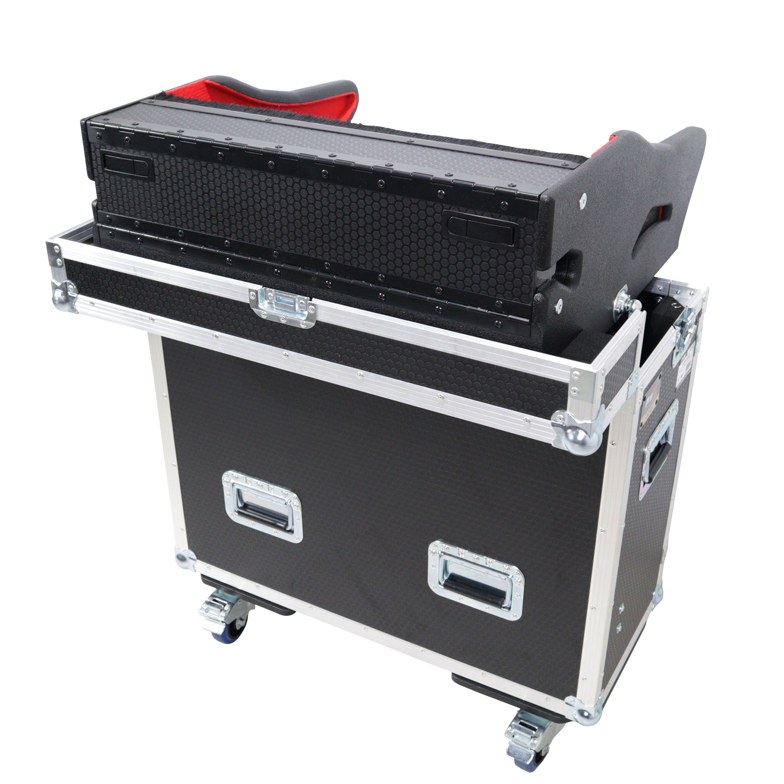 ProX Allen and Heath SQ-6 Flip-Ready Hydraulic Console Easy Retracting Lifting Case by ZCASE