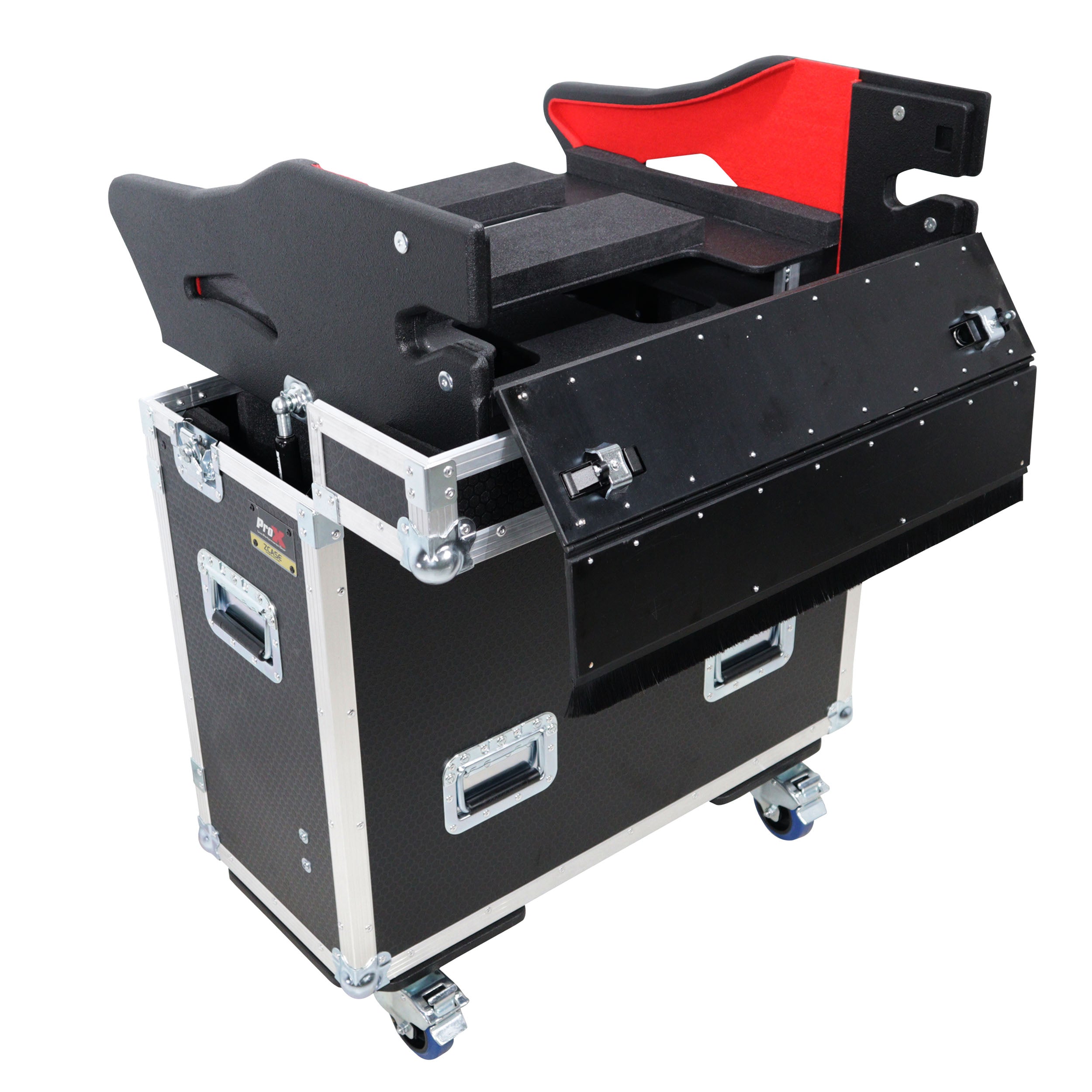 ProX Allen and Heath SQ-6 Flip-Ready Hydraulic Console Easy Retracting Lifting Case by ZCASE