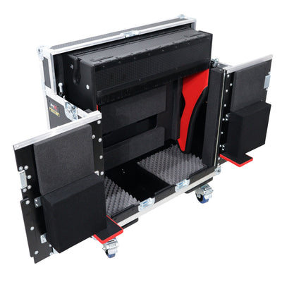 ProX Allen and Heath SQ-6 Flip-Ready Hydraulic Console Easy Retracting Lifting Case by ZCASE