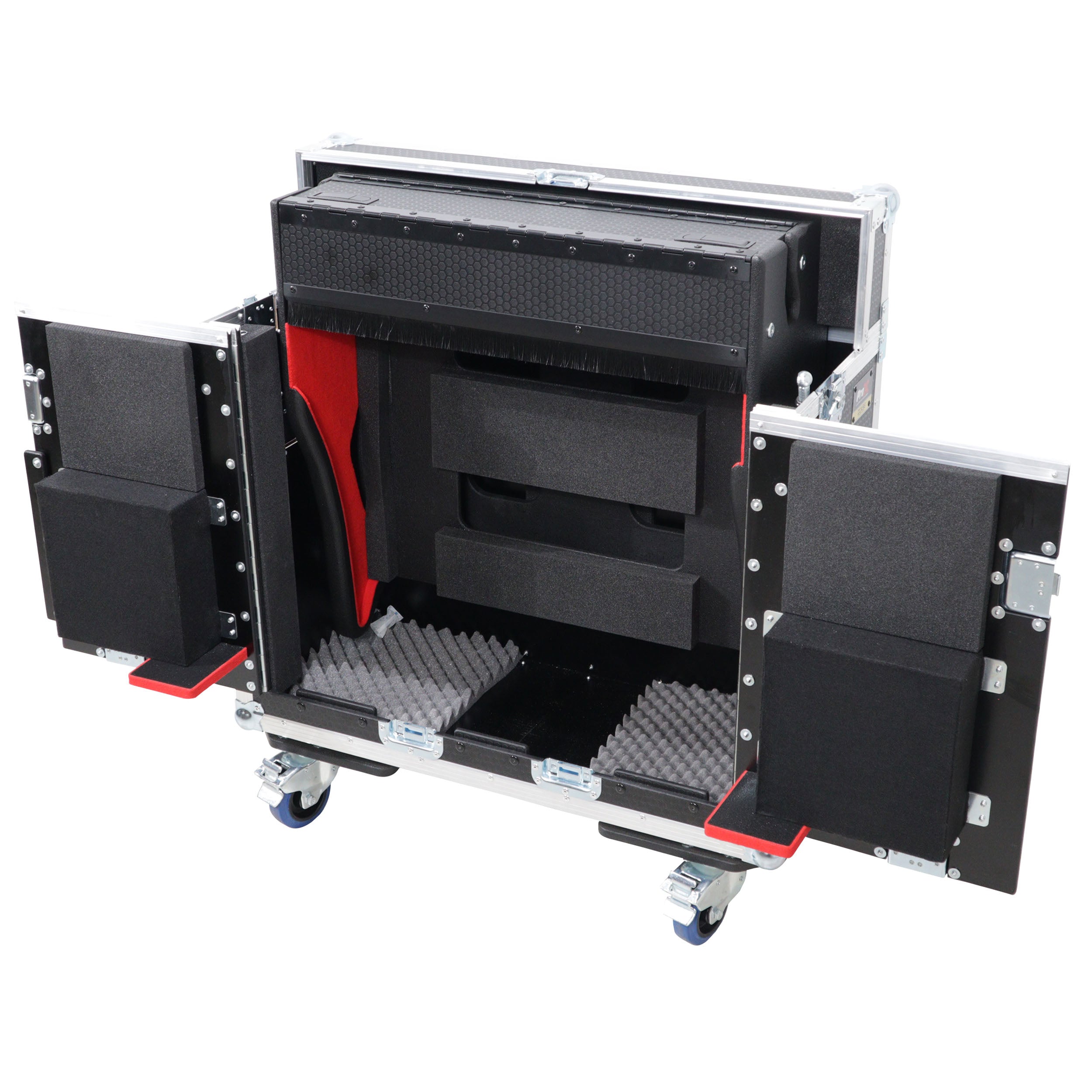 ProX Allen and Heath SQ-6 Flip-Ready Hydraulic Console Easy Retracting Lifting Case by ZCASE