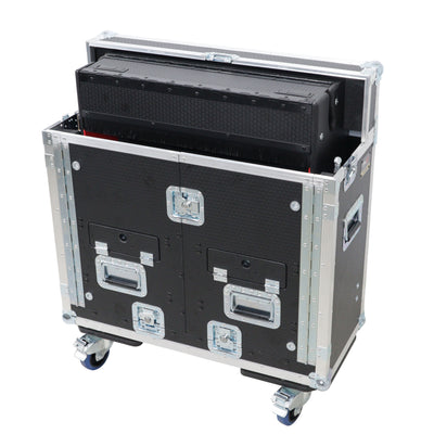 ProX Allen and Heath SQ-6 Flip-Ready Hydraulic Console Easy Retracting Lifting Case by ZCASE