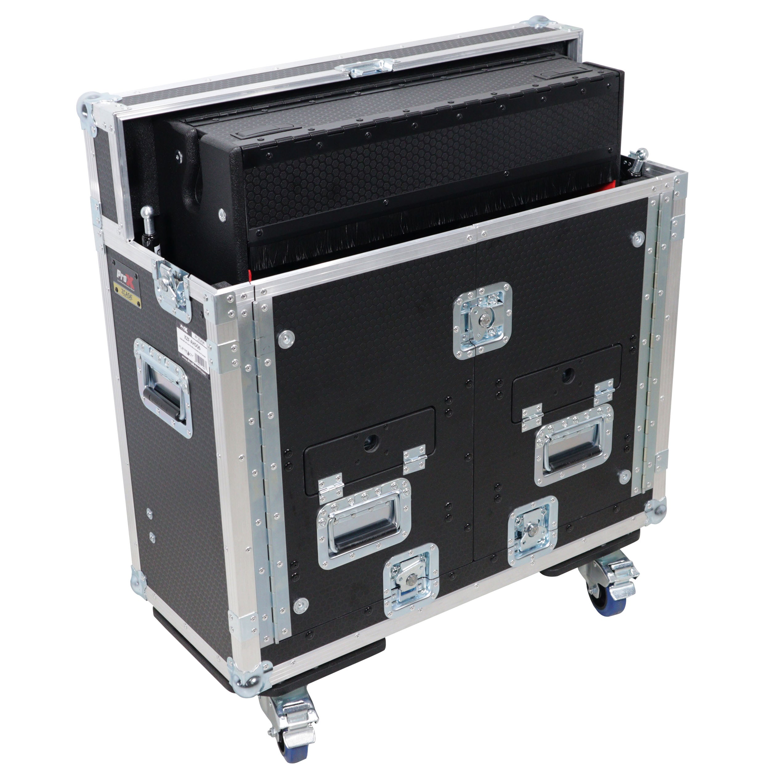 ProX Allen and Heath SQ-6 Flip-Ready Hydraulic Console Easy Retracting Lifting Case by ZCASE