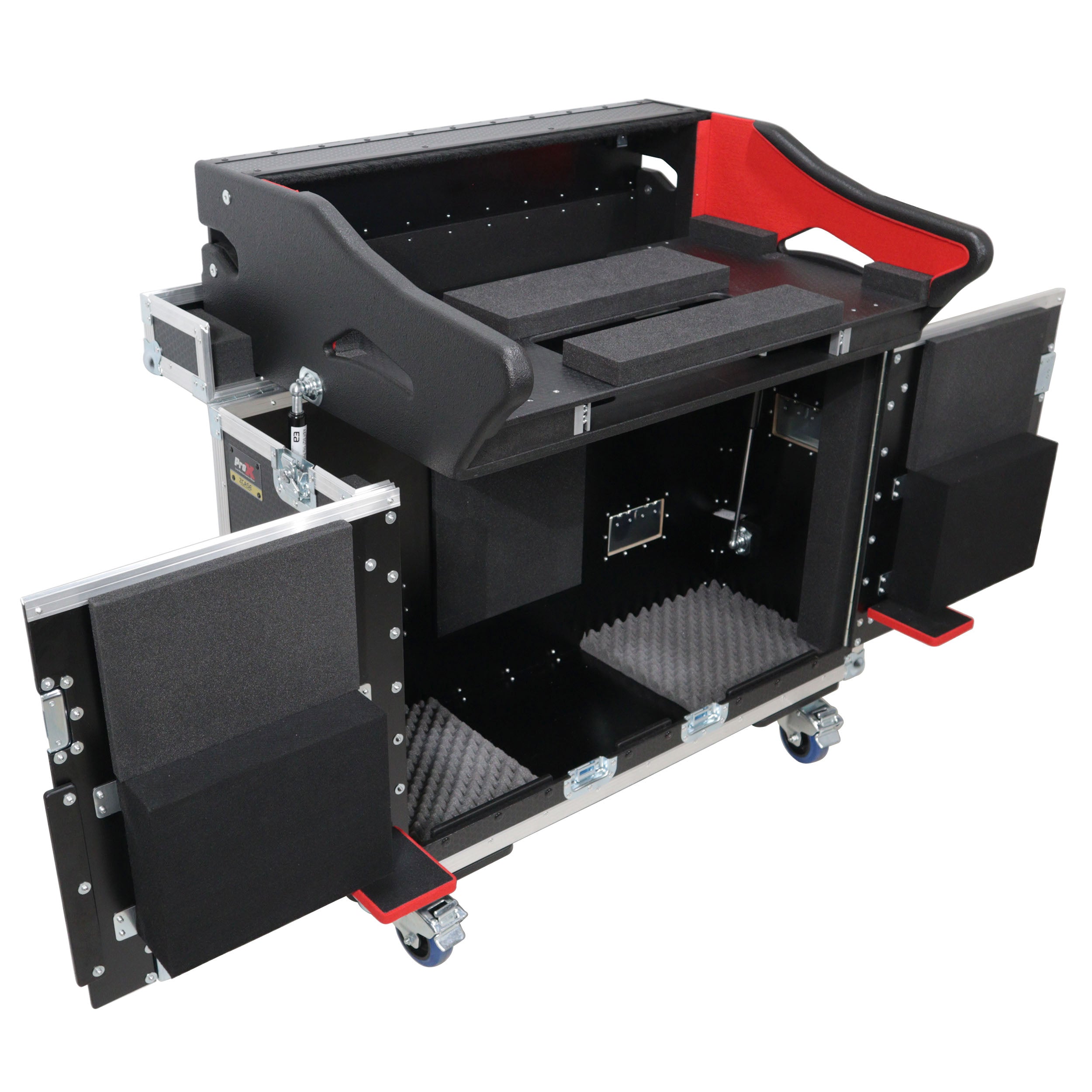 ProX Allen and Heath SQ7 Flip-Ready Hydraulic Console Easy Retracting Lifting Case by ZCASE