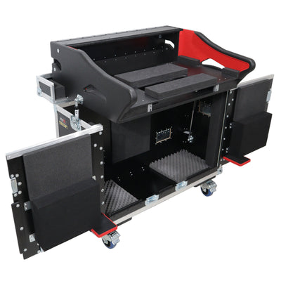 ProX Allen and Heath SQ7 Flip-Ready Hydraulic Console Easy Retracting Lifting Case by ZCASE