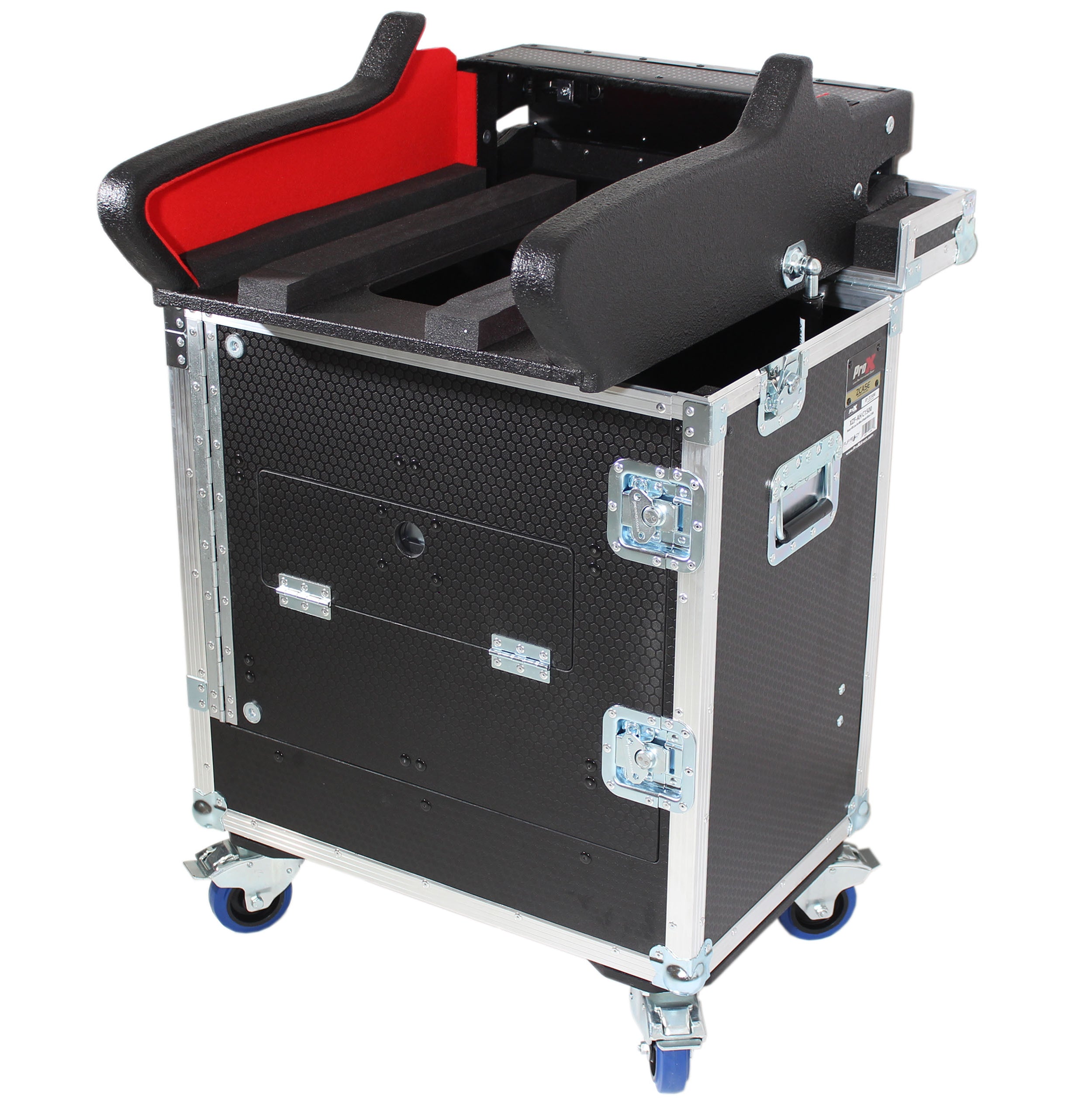 ProX Allen and Heath DLive C1500 Flip-Ready Hydraulic Console Easy Retracting Lifting 2U Rack Space Detachable Case by ZCASE