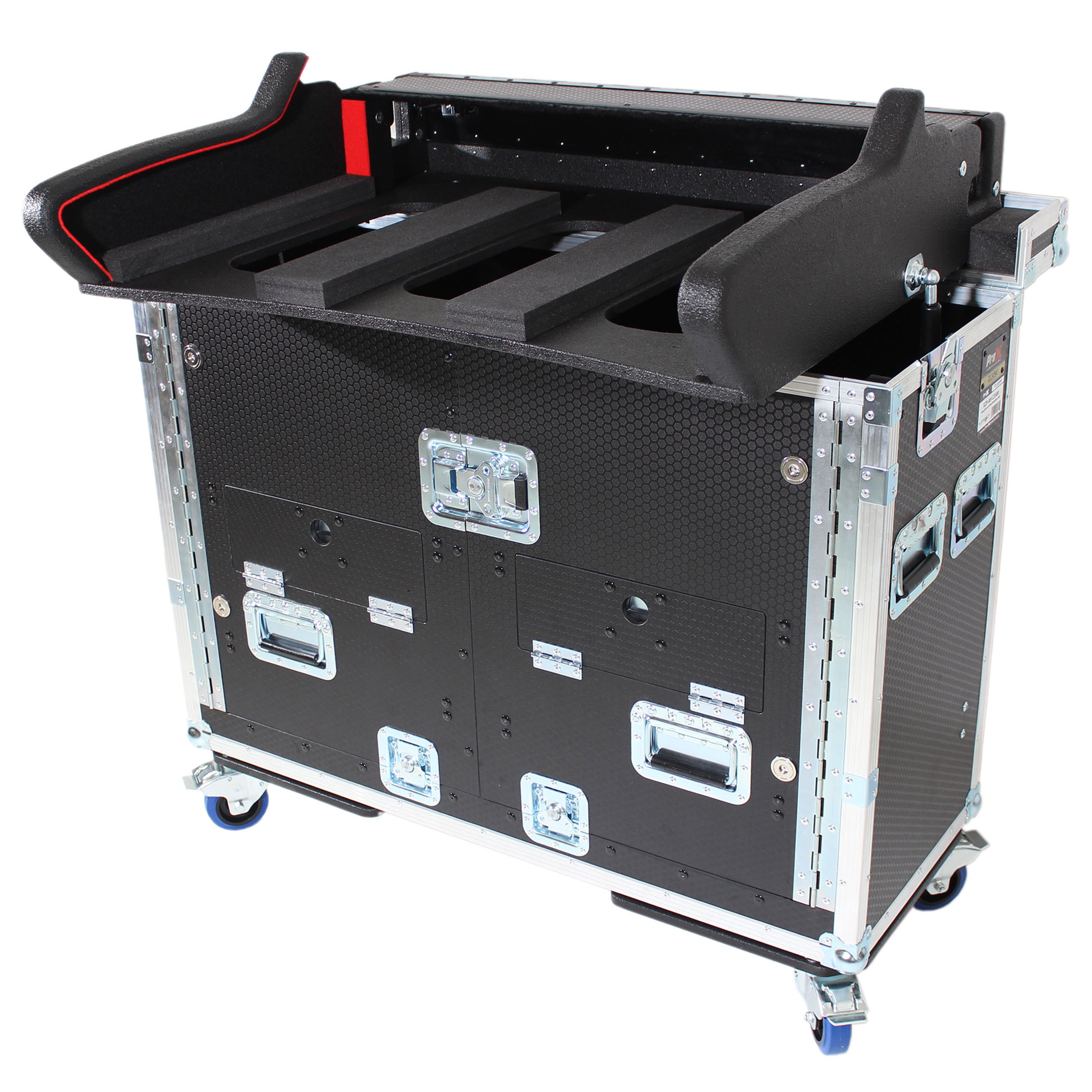 ProX Allen and Heath DLive S5000 Flip-Ready Hydraulic Console Easy Retracting Lifting Case by ZCASE