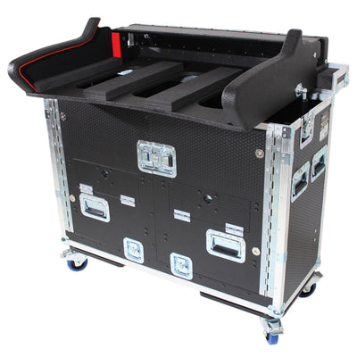 ProX Allen and Heath DLive S5000 Flip-Ready Hydraulic Console Easy Retracting Lifting Case by ZCASE