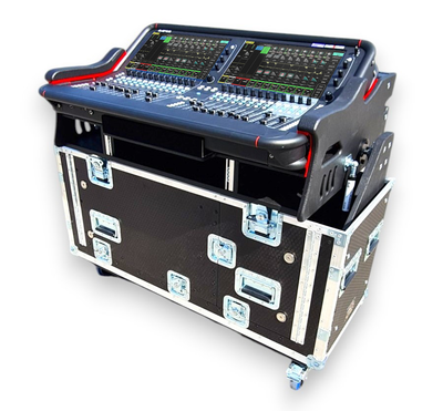 ProX Allen and Heath AVANTIS Flip-Ready Hydraulic Console Easy Retracting Lifting 2U Rack Space Case by ZCASE