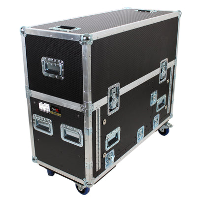 ProX Allen and Heath AVANTIS Flip-Ready Hydraulic Console Easy Retracting Lifting 2U Rack Space Case by ZCASE