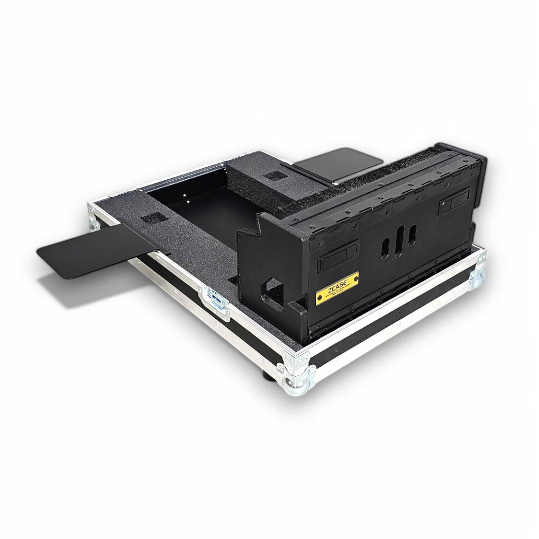 ProX ATA Digital Audio Mixer Flight Case for Behringer WING Compact Console with Doghouse compartment and Caster wheels