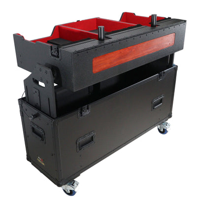 ProX Flip-Ready Easy Retracting Hydraulic Lift Case for Pioneer CDJ-3000 and DJM-900 NXS2 System